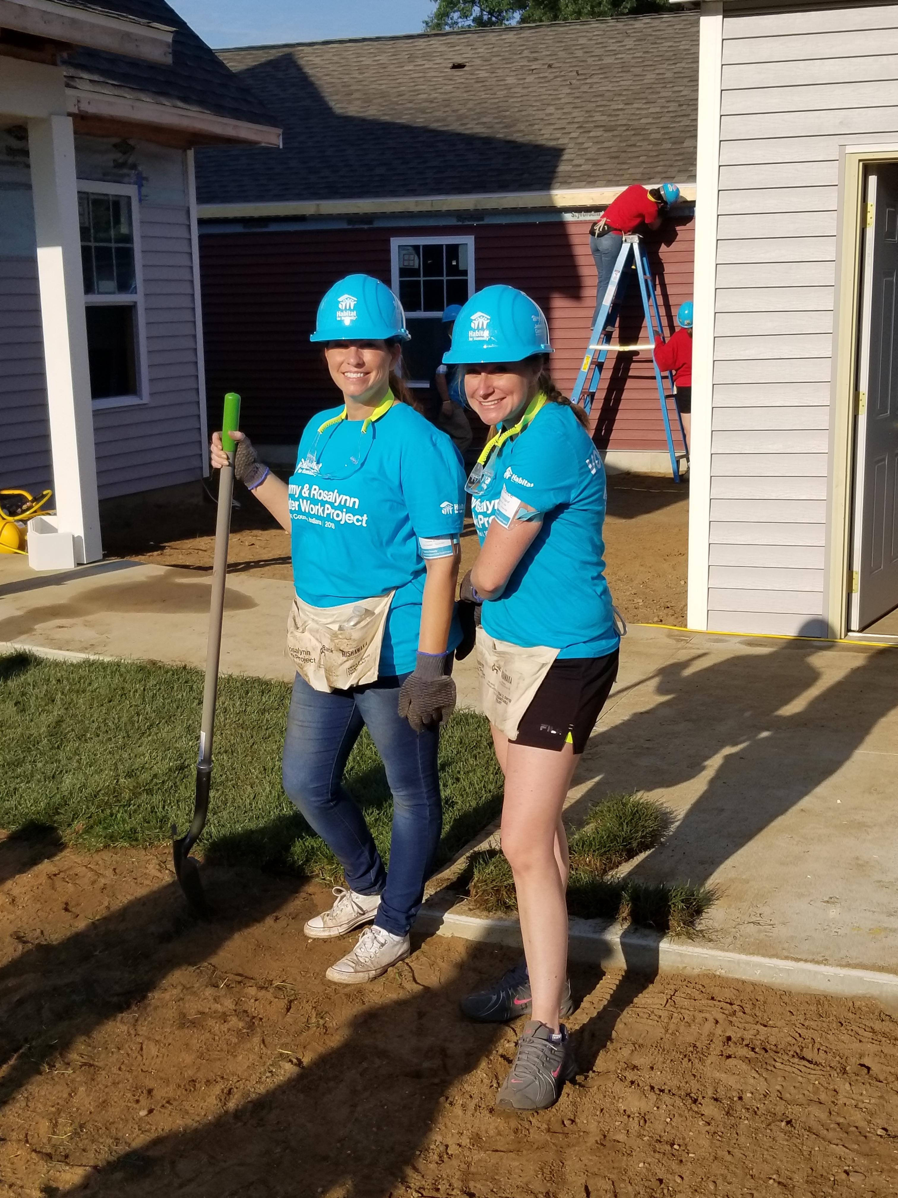 2018 Habitat for Humanity Build - CB and RS
